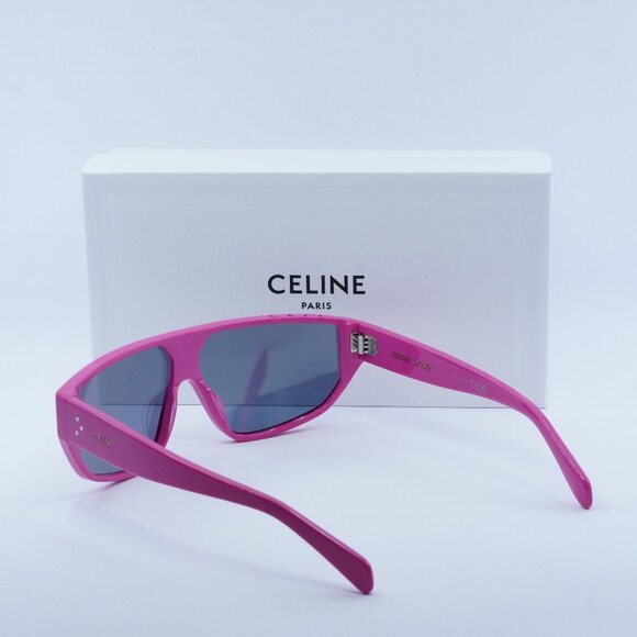 FINAL PRICE NEW CELINE CL40195I 75C PINK SILVER SUNGLASSES - Picture 10 of 11